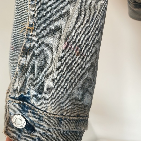 Pacsun distressed jean jacket - Picture 5 of 6